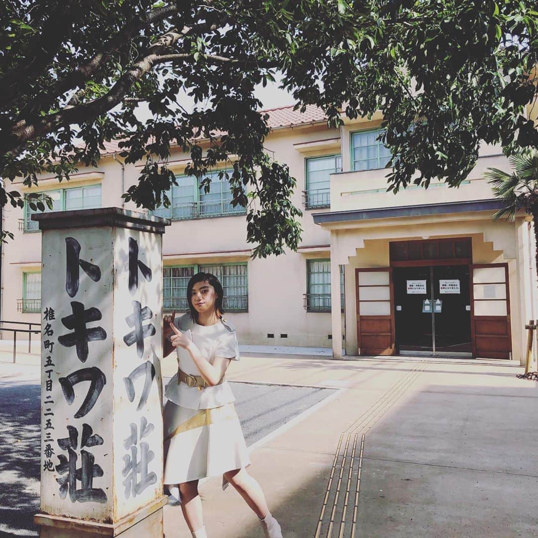 小林歌穂のインスタグラム：「トキワ荘マンガミュージアムに！！﻿ ﻿ タイムスリップした気分になり﻿ とてもわくわくしました！(￣▽￣)﻿ マンガ読もう！！笑﻿ ﻿ #月刊エンタメ#トキワ荘マンガミュージアム﻿ #もしもボックス発見#いざ目の前にすると何言うか迷う#あはは」