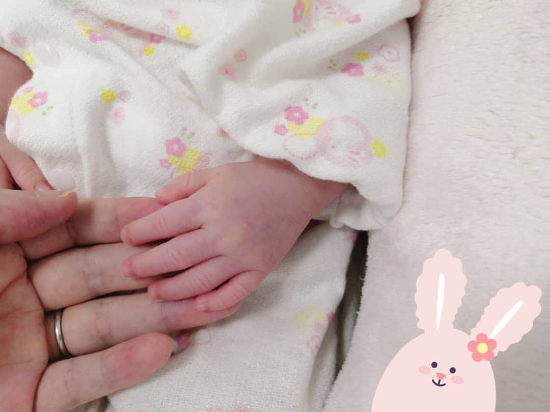 白井珠希のインスタグラム：「* * 今日は 月野うさぎ🐰🌙と ちびうさ🐰🌙のお誕生日💗 我が子もうさぎ柄のお洋服を着て御祝いしてます🐰 同じ6月産まれ、嬉しいね☺️ * * #月野うさぎ生誕祭2020 #ちびうさ生誕祭2020 #月野うさぎ生誕祭  #ちびうさ生誕祭  #うさぎ #ちびうさ #セーラームーン #セラミュ #sailormoon #sailormoonmusical #新生児 #2020_spring_baby部 #2020baby #新生児育児 #新生児のいる生活 #新生児服」