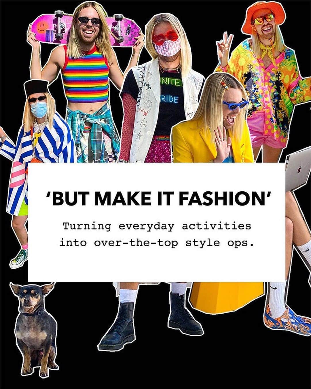 Nordstromさんのインスタグラム写真 - (NordstromInstagram)「Fashion Fix: Pride Month is all about bright, bold style that reflects the spirit of the LGBTQIA+ community, so it was only fitting that we put out a Pride-themed edition of our Make It Fashion series. We asked Shawn, who designed our Be Proud by BP. collection, for his interpretation of our over-the-top style challenge, and he *delivered.* "In terms of my style and how I dress, Pride is a part of my everyday life," Shawn says. "I express myself through color and celebrate who I am and what I stand for with each outfit I create." #stayNspired」6月30日 4時51分 - nordstrom