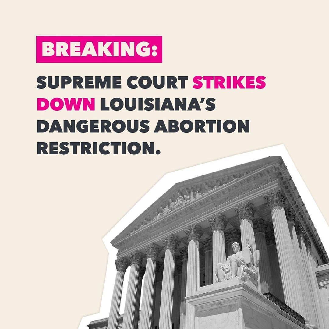 サンドラ・バーンハードさんのインスタグラム写真 - (サンドラ・バーンハードInstagram)「Yes! The Supreme Court just struck down Louisiana’s anti-abortion law while this is a victory abortion access is still not attainable for all we are watching and will continue to fight! #myrightmydecision @ppgnyact」6月30日 5時16分 - sandragbernhard