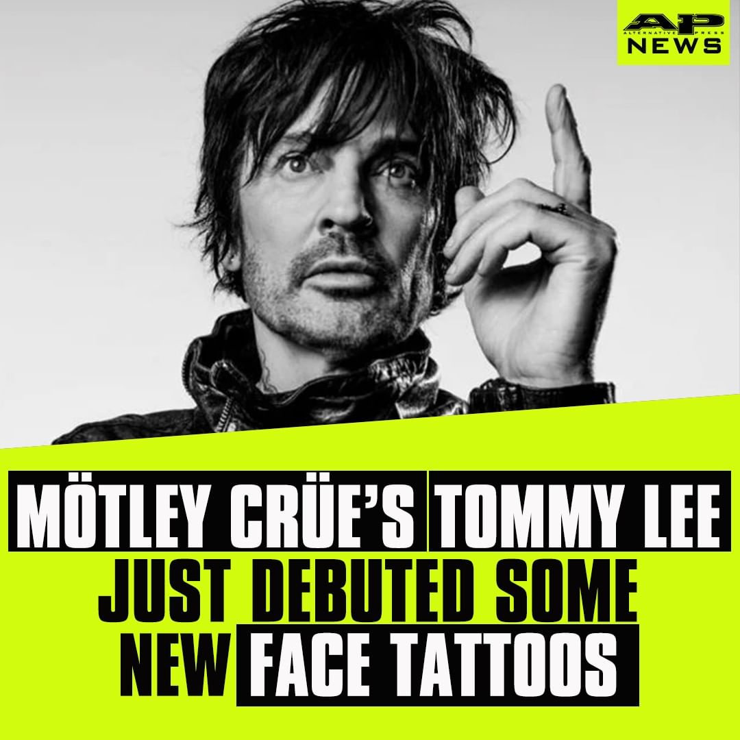 Alternative Pressさんのインスタグラム写真 - (Alternative PressInstagram)「@motleycrue drummer @tommylee's latest additions to his tattoo collection include some massive new ink on his face⁠ LINK IN BIO⁠ .⁠ .⁠ .⁠ #tommylee #motleycrue #mötleycrüe #tommyleetattoos #tattoo #tattoos #facetattoo #musciantattoos #alternativepress #altpress」6月30日 6時30分 - altpress