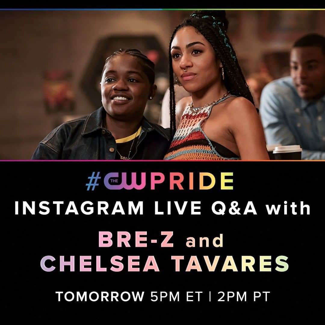 The CWさんのインスタグラム写真 - (The CWInstagram)「Join us for two #CWPride Instagram Live Q&As tomorrow!  @brezofficial and @chelsearoycetavares 5pm ET / 2pm PT  @coltonlhaynes and casting director @davidrapaport 7pm ET / 4pm PT」6月30日 7時00分 - thecw