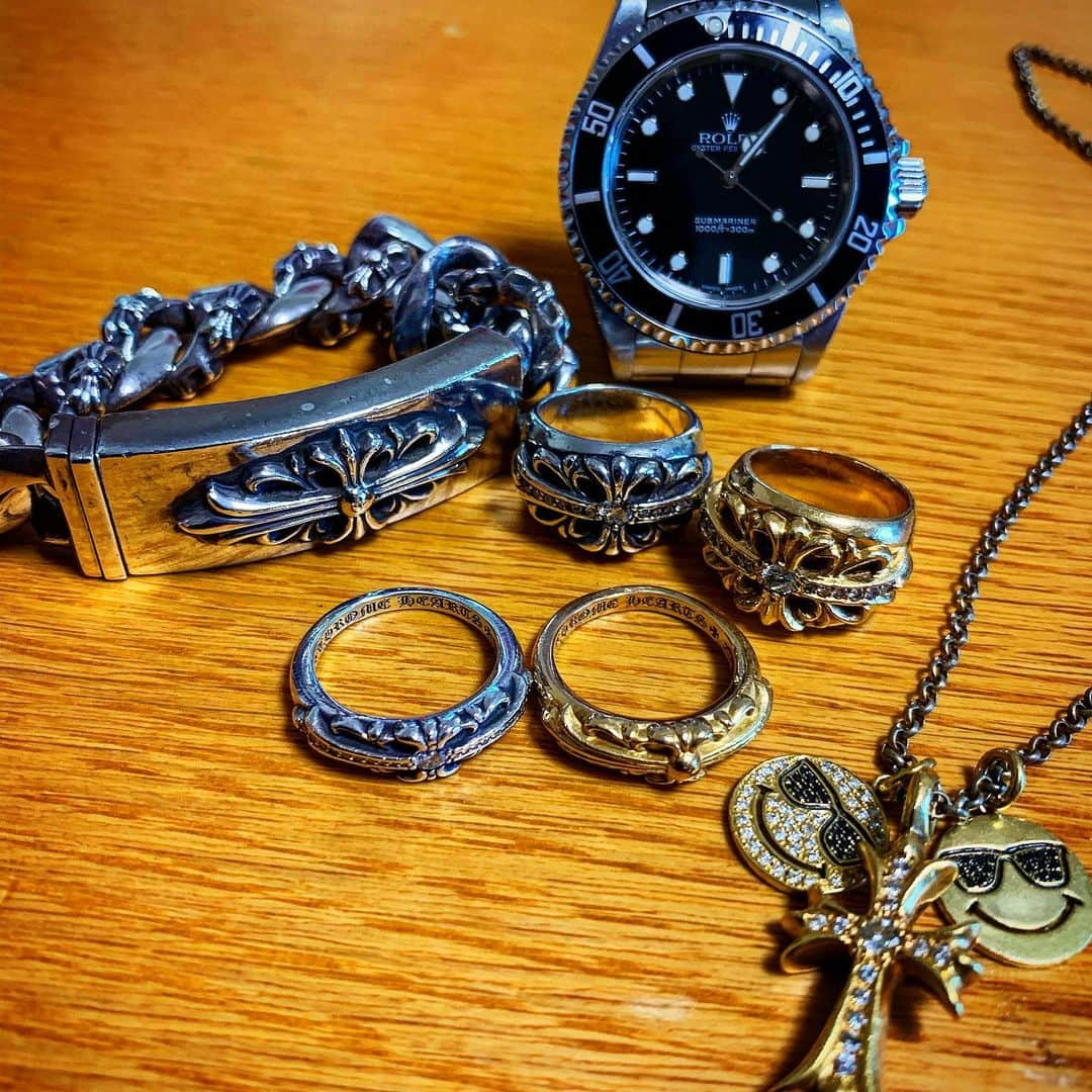 イルマニアさんのインスタグラム写真 - (イルマニアInstagram)「次はgoldの時計欲しいなぁ… #イルマニア#mcma#mcmastyle#rolex#chromehearts #chromehearts22k#gballer」6月30日 7時31分 - mcma0821