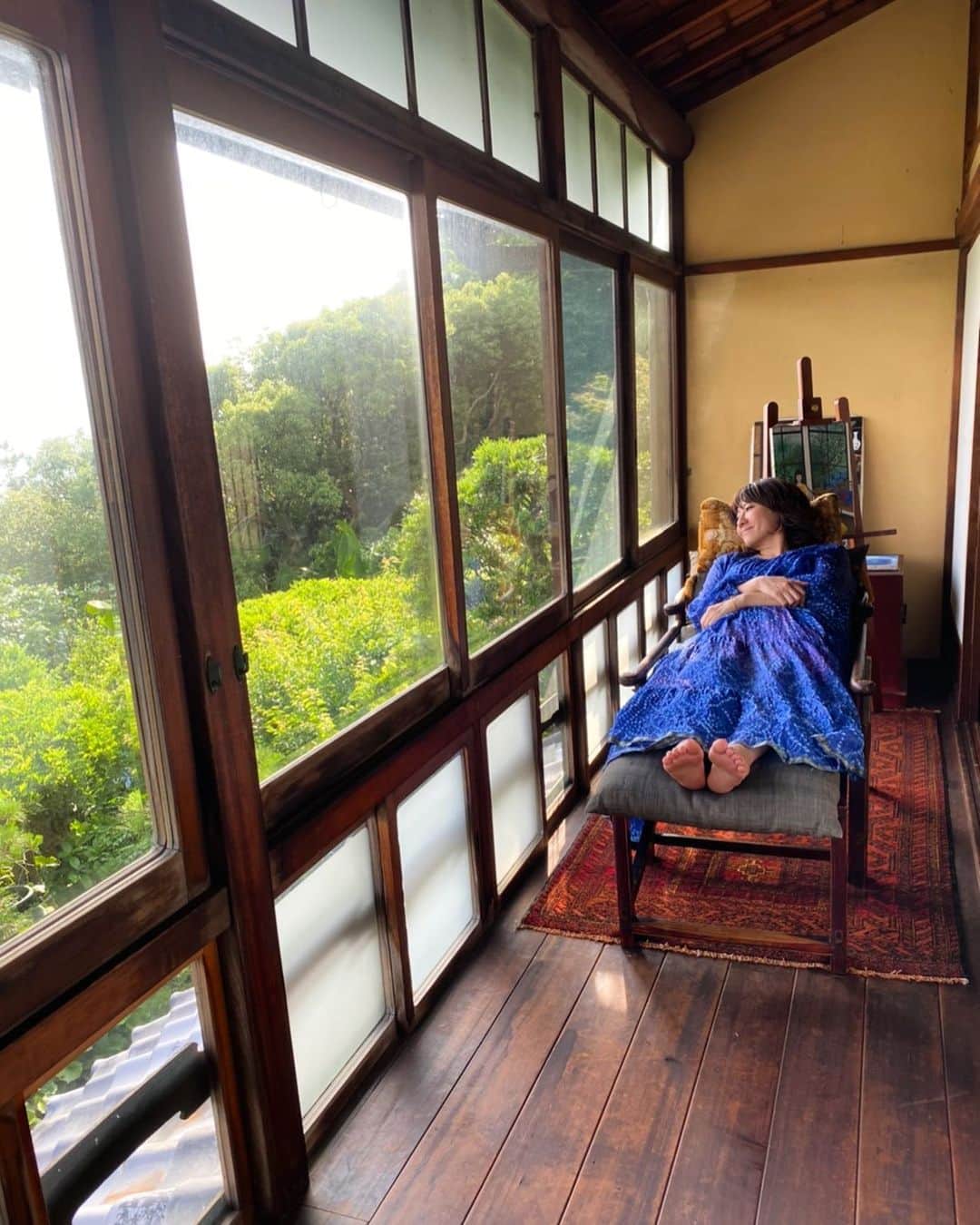 風間ゆみえのインスタグラム：「ずっとおとずれたかった場所へ  夏のはじまりのおもいで」