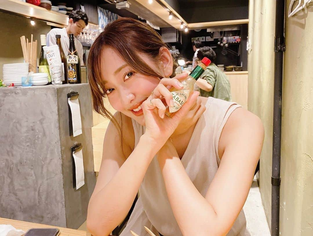 佐達ももこさんのインスタグラム写真 - (佐達ももこInstagram)「Tabasco☺️❤️﻿ ﻿ 辛いのは結構いけるタイプです。」6月30日 22時03分 - sadamomodayo