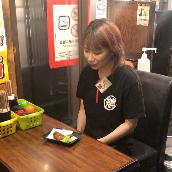 どんがめ三宮総本店のインスタグラム：「［2020-06-30］看板娘.  . 前回、大好評だった　どんがめメニュー食べてみたシリーズ第1弾から　はや48時間。 . . 早くも　第2弾♡三宮が誇る大女優ひな投入します。 . . 名物　手羽先feat.ひな(from三宮総本店)  短くてごめんね。  ひなの次回出勤は9日。 次はナニたべさせよっかな。 いまからワクワク  . . 7月2日まで限定！！！ .  『ひなの動画みたよ！手羽先ちょーだい！』で、手羽先2本▶︎▶︎▶︎100円(Tax out) . by DX  #どんがめ #手羽先　#クーポン　#激安　#三宮グルメ　#神戸グルメ　#本町グルメ　#梅田グルメ　#看板娘　#看板息子は雄一　#どんがめ行くたびに足の置き場に困る #梅田はローテーブルだけ　#足は地面につくよ」