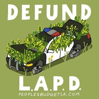 ミーナ・スヴァーリのインスタグラム：「#PeoplesBudgetLA ✊🏼」