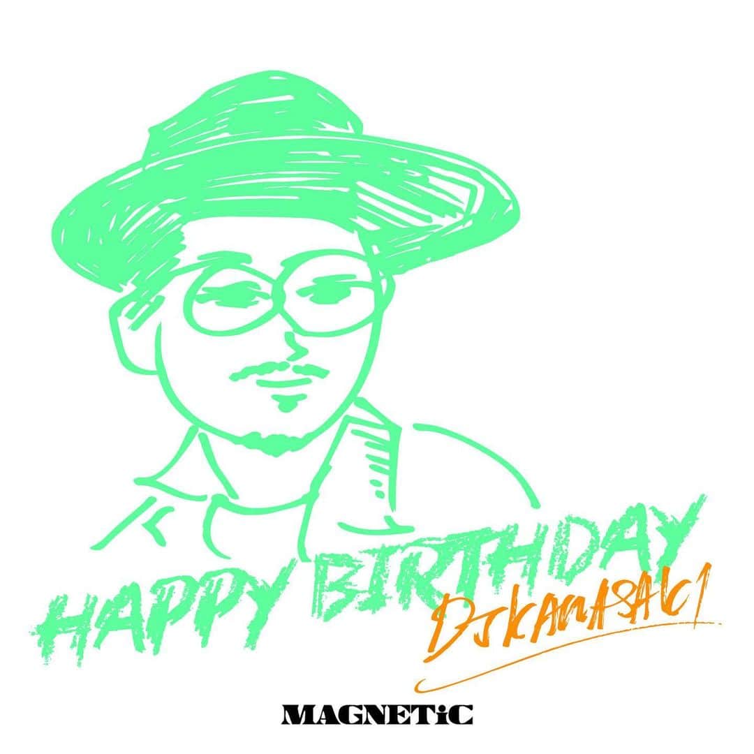 社長さんのインスタグラム写真 - (社長Instagram)「今日はMAGNETiCの相棒、DJ KAWASAKI @djkawasaki の48回目の誕生日です。  おめでとー！！ いつまでも元気でいて下さい。」6月30日 15時53分 - shachosoilpimp