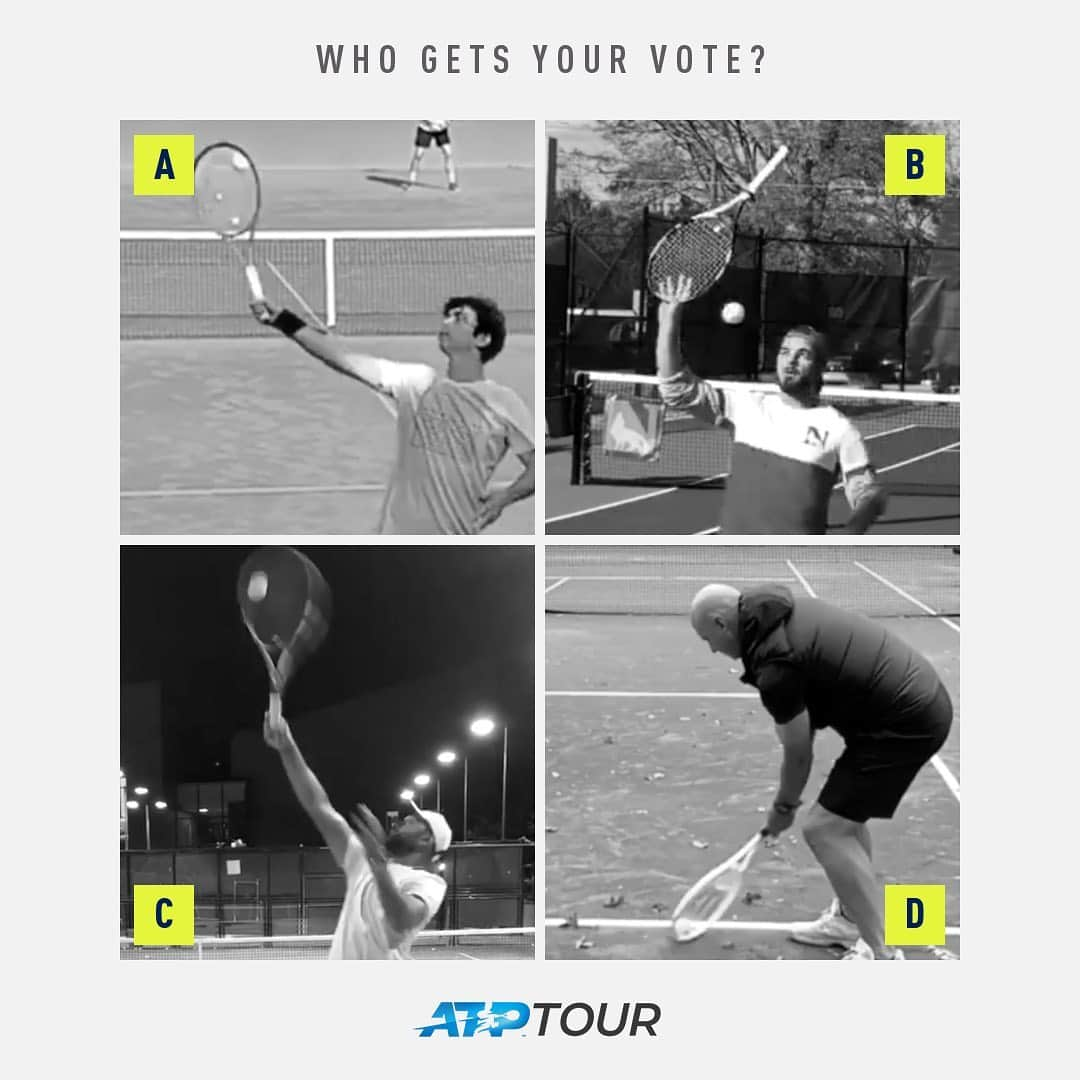 ATP World Tourさんのインスタグラム写真 - (ATP World TourInstagram)「Making magic 🧙‍♂️ Who gets your vote? . (via @stef_bojic, @edison_amb96, @jforcetennis, @westsidetennisclub) #trickshottuesday #tennisathome」6月30日 16時38分 - atptour