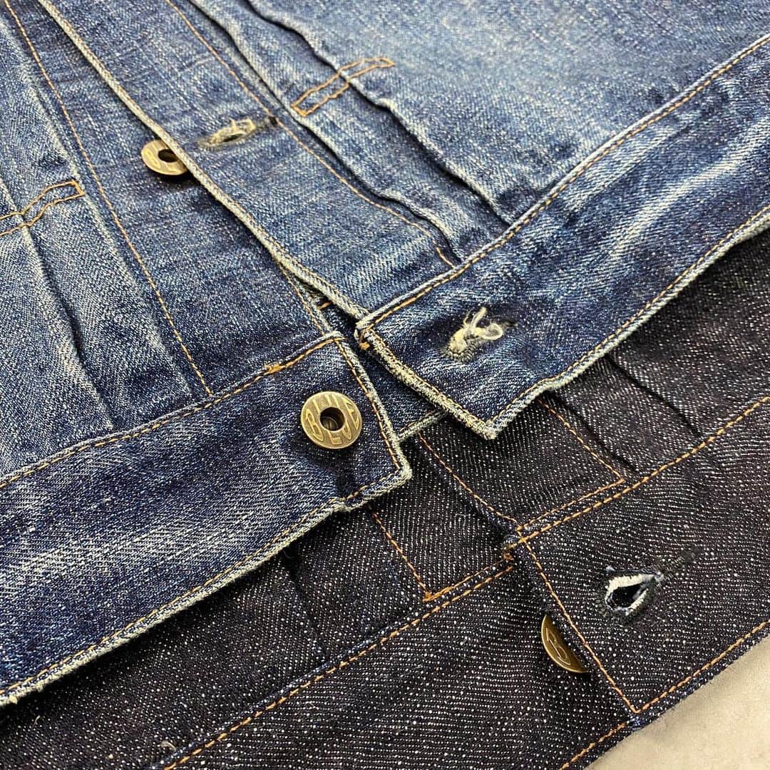 Japanblue Jeansさんのインスタグラム写真 - (Japanblue JeansInstagram)「New item⁣ ⁣ 16.5oz Côte d'Ivoire cotton⁣ selvedge jacket⁣ one-washed & aging washed⁣ ⁣ available next week at online shop⁣ ⁣ #japanbluejeans #japanblue #jeans #japanesedenim #denim #madeinjapan #factory #selvedge #okayama #児島 #denimjacket #🇨🇮」6月30日 17時52分 - japanbluejeans