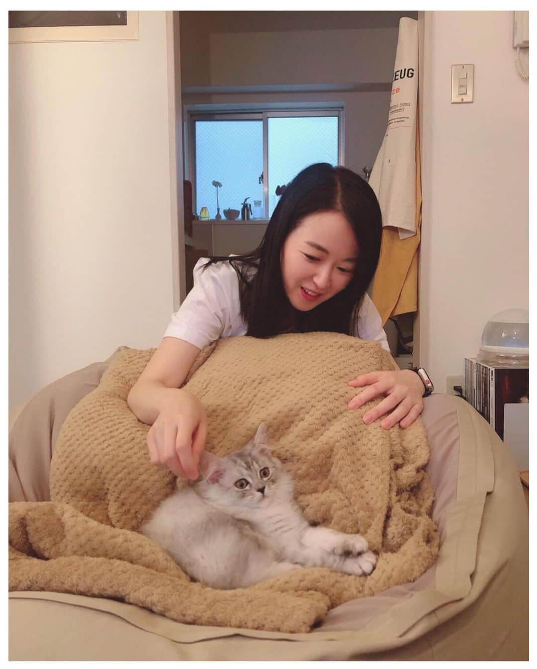 カン・ハンナさんのインスタグラム写真 - (カン・ハンナInstagram)「・﻿ ﻿ ﻿ 穏やかな時間が静かに流れている…💓　﻿ ﻿ ﻿ ﻿ ﻿ ﻿ ﻿ #うみ　#猫　#子猫ちゃん﻿ #愛しき時間　#可愛い　﻿ #만나서반가웠어　#또만나자 ﻿ ﻿ ﻿ ﻿ ﻿ ﻿」6月30日 18時36分 - kang_hanna_jp