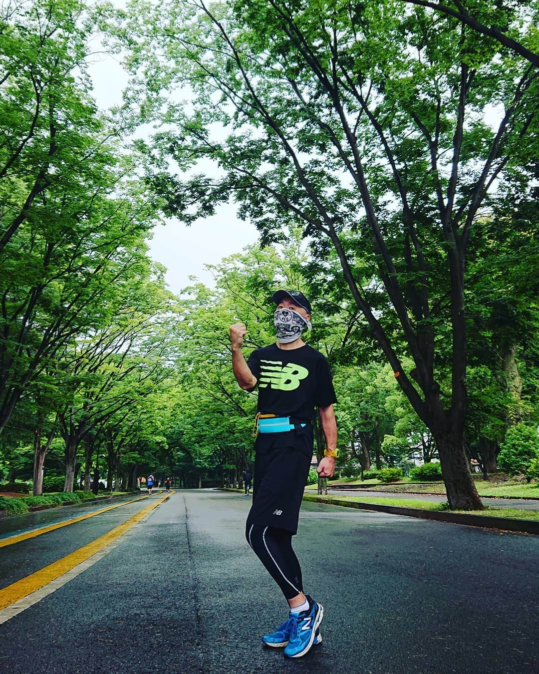 パッパラー河合さんのインスタグラム写真 - (パッパラー河合Instagram)「#雨ニモマケズ #50km走った #脚終了」6月30日 18時39分 - papala_kawai