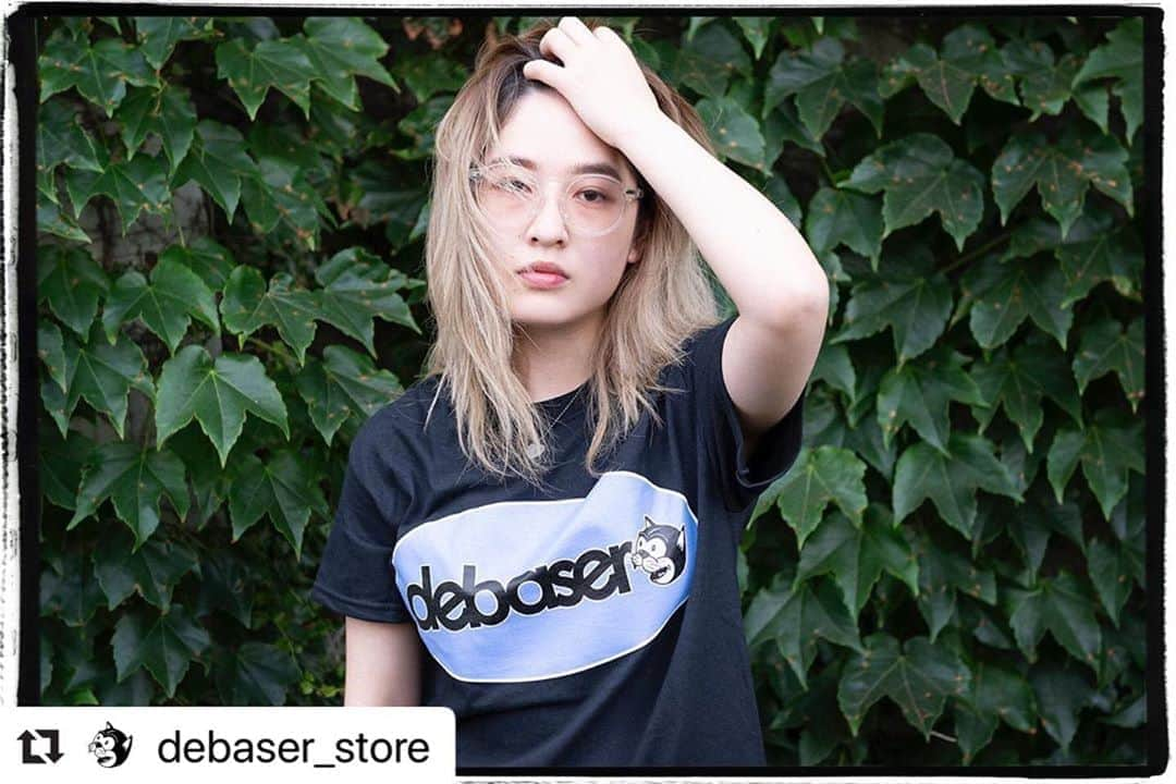 吉木諒祐のインスタグラム：「7/1 0:00オープンです #Repost @debaser_store with @make_repost ・・・ 7/1 (Wed) OPEN  model: コニー・プランクトン（TAWINGS）@conyplankton   #debaser #debaser_store」