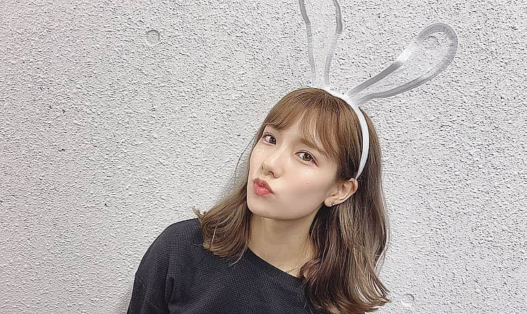 米山穂香さんのインスタグラム写真 - (米山穂香Instagram)「🐰💜﻿ ﻿ ﻿ #こめちゃん　#あるまちゃん　#alma﻿ #うさみみ　#コスプレ」6月30日 20時42分 - oh_km_3