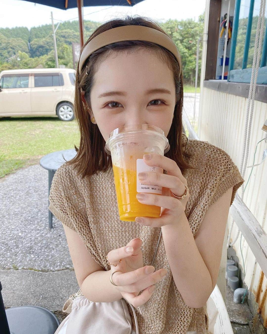 きりまるさんのインスタグラム写真 - (きりまるInstagram)「. 夏に飲むみかんジュースほど おいしいもんはないなーー🍊 と感じた日でした。」6月30日 20時43分 - kirimaruuu