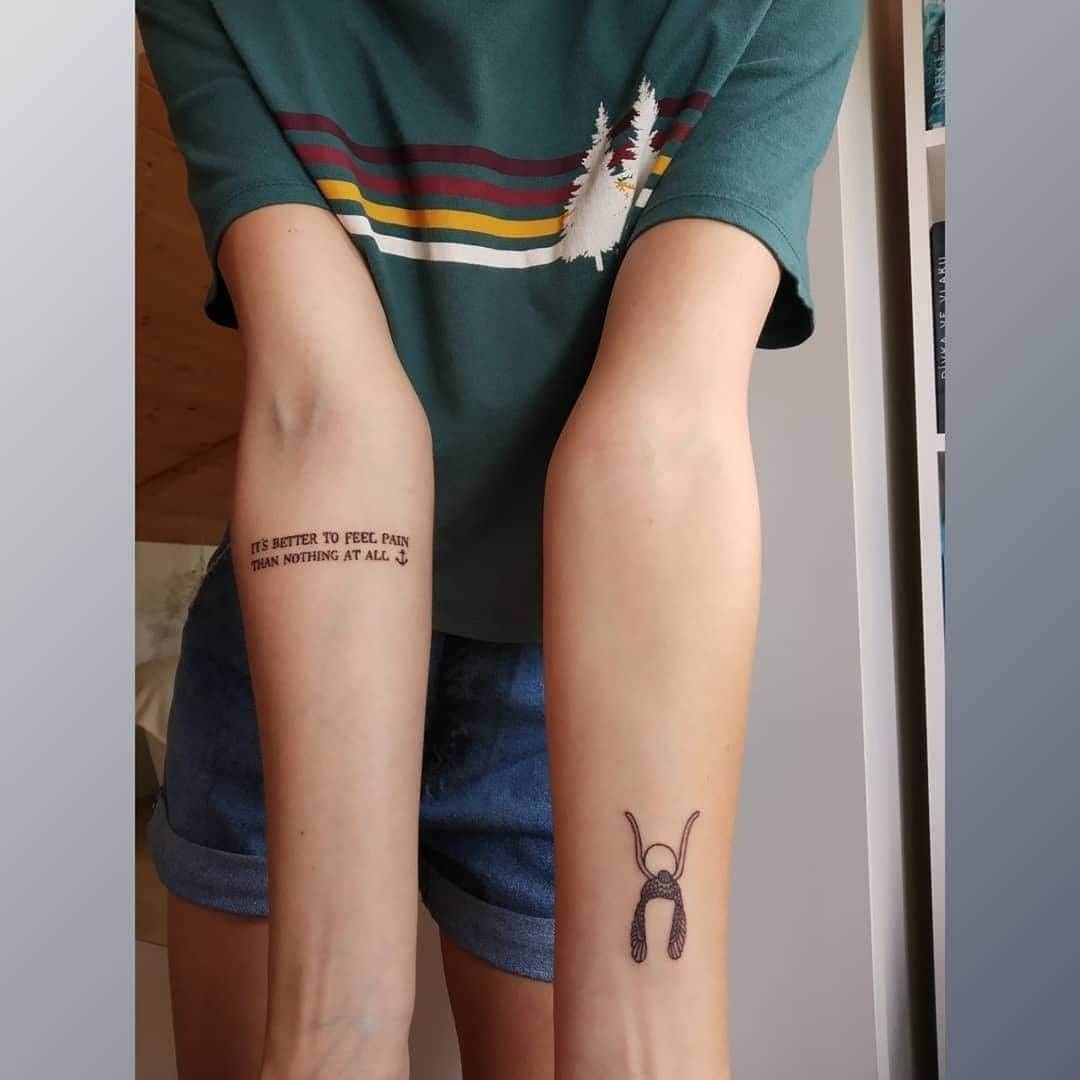 The Lumineersさんのインスタグラム写真 - (The LumineersInstagram)「Thank you to one of our biggest fans @vendy_iii for sharing their #mylumineerstattoo. How many of you have met new people through our music?」7月1日 7時26分 - thelumineers