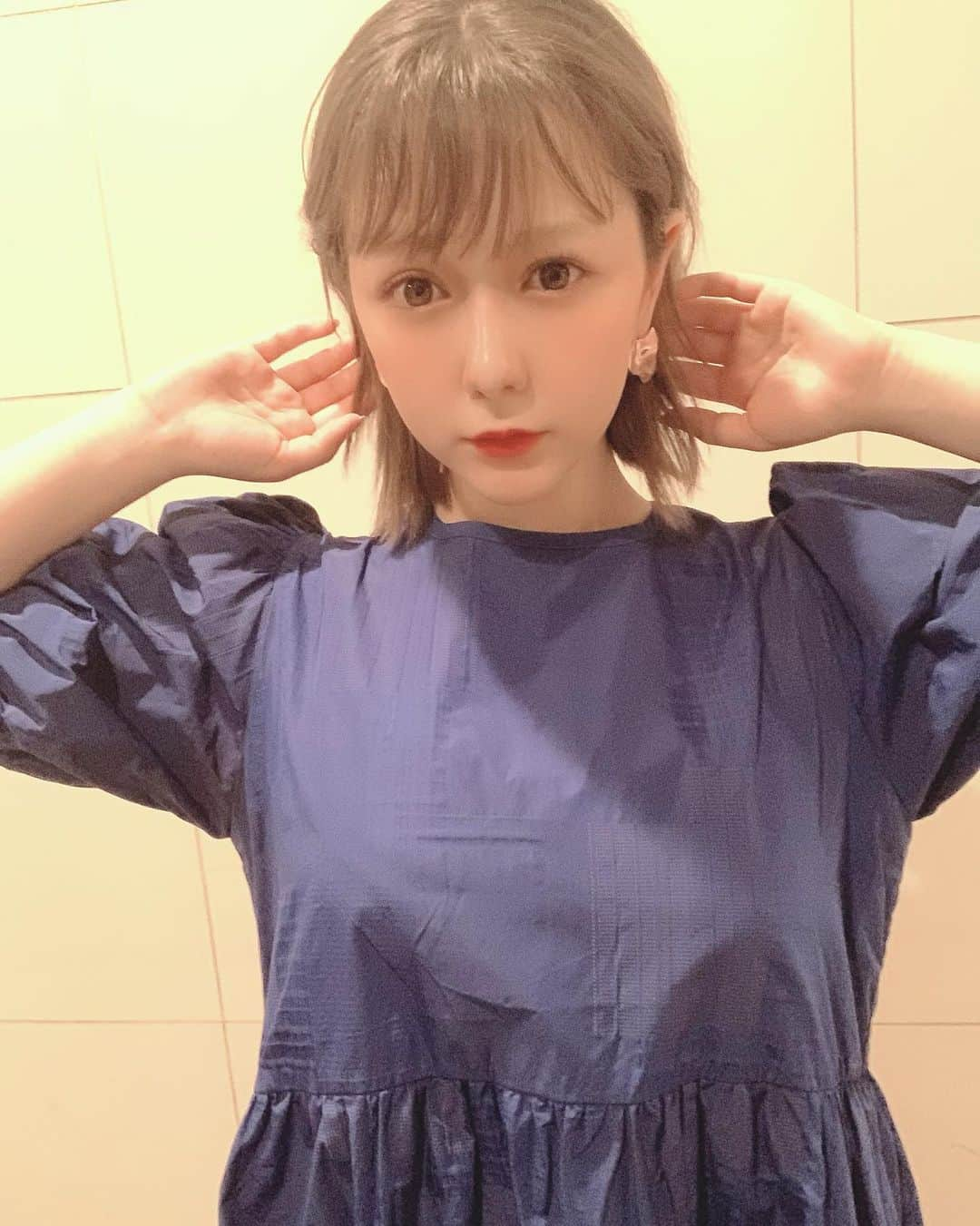 村重杏奈さんのインスタグラム写真 - (村重杏奈Instagram)「湿気でかみぱやぱや〜🍡」6月30日 23時41分 - hktanna4848