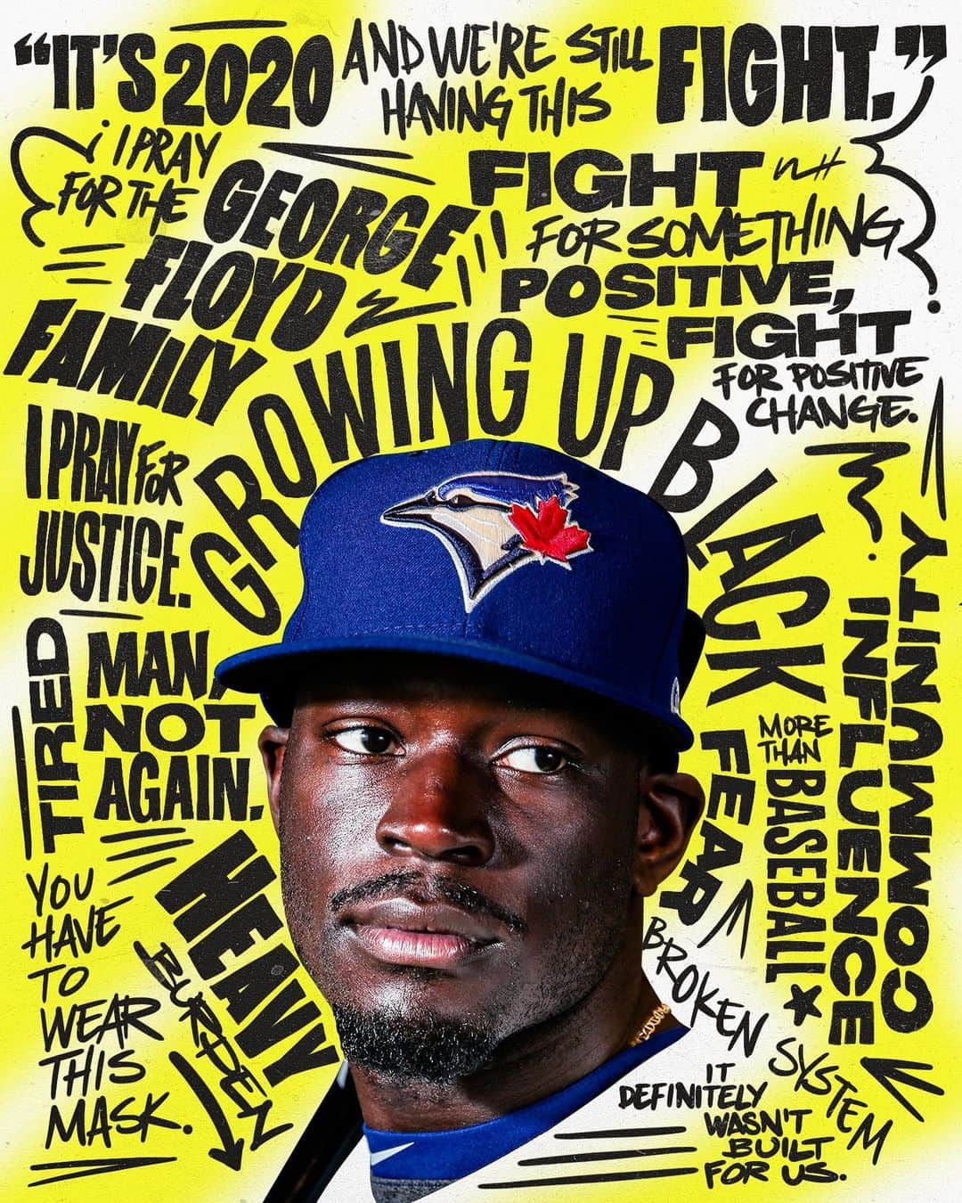 MLBさんのインスタグラム写真 - (MLBInstagram)「It’s time for us to listen to the words of Anthony Alford.」7月1日 1時53分 - mlb