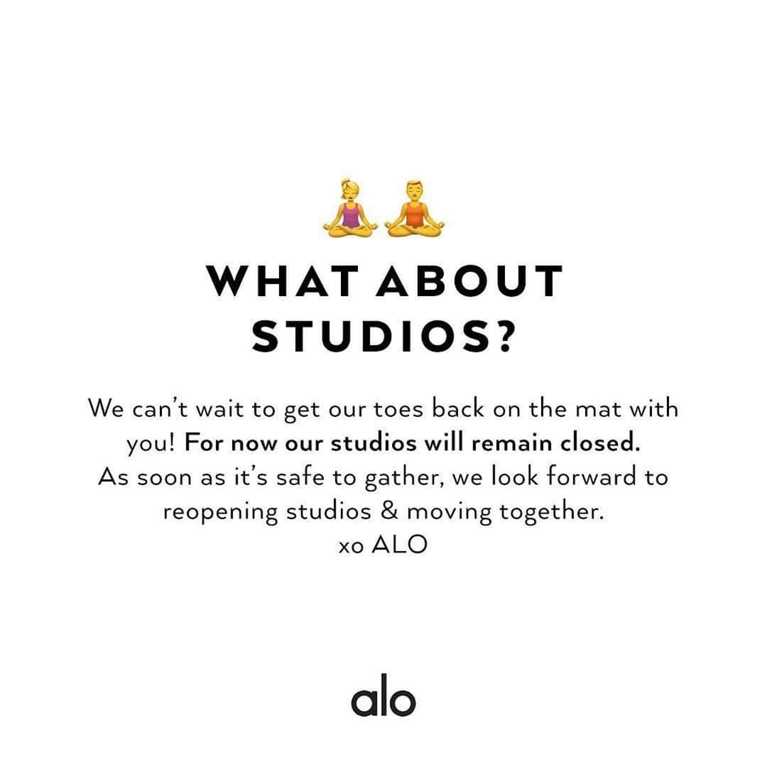 ALO Yogaさんのインスタグラム写真 - (ALO YogaInstagram)「We’ll see you tomorrow, LA Alo Fam! 💫 Our LA stores re-open tomorrow and we could not be more excited to reunite with our amazing community! We’re taking all of the precautionary steps to be mindful of everyone’s health and personal comfort! Swipe for more info!💜  #la #losangeles #yogafamily」7月1日 1時56分 - aloyoga