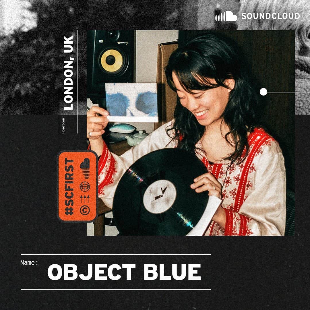 サウンドクラウドのインスタグラム：「This First on SoundClouder has been impacted by the "symphonic bleeps" of tech-filled Tokyo and by Beijing’s "endless construction noise". She found most of her influences within her love for the polyrhythms of Ivory Coast drumming, the R&B stylings of Aaliyah, and the electronic boundary-pushing of Bjork. @object.blue⁠⠀ ⁠⠀ Catch more on Object Blue at the link in bio. #FOSC #SCFirst」