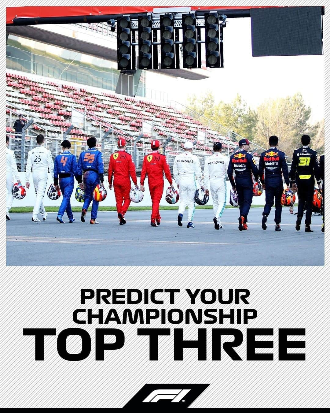 F1さんのインスタグラム写真 - (F1Instagram)「Championship predictions... go!  . #F1 #Formula1」7月1日 4時20分 - f1