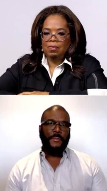 オプラ・ウィンフリーのインスタグラム：「Today I’m speaking with 100 Black fathers to better understand the emotional toll they endure and how they show up for their children, their family, and their community. Joining me for this important conversation will be @tylerperry, @courtneybvance, @killermike, and fathers who are married, single, gay, professionals, and are stay-at-home. Tune in tonight for our special, “Oprah & 100 Black Fathers” at 10|9c on @OWNTV.」