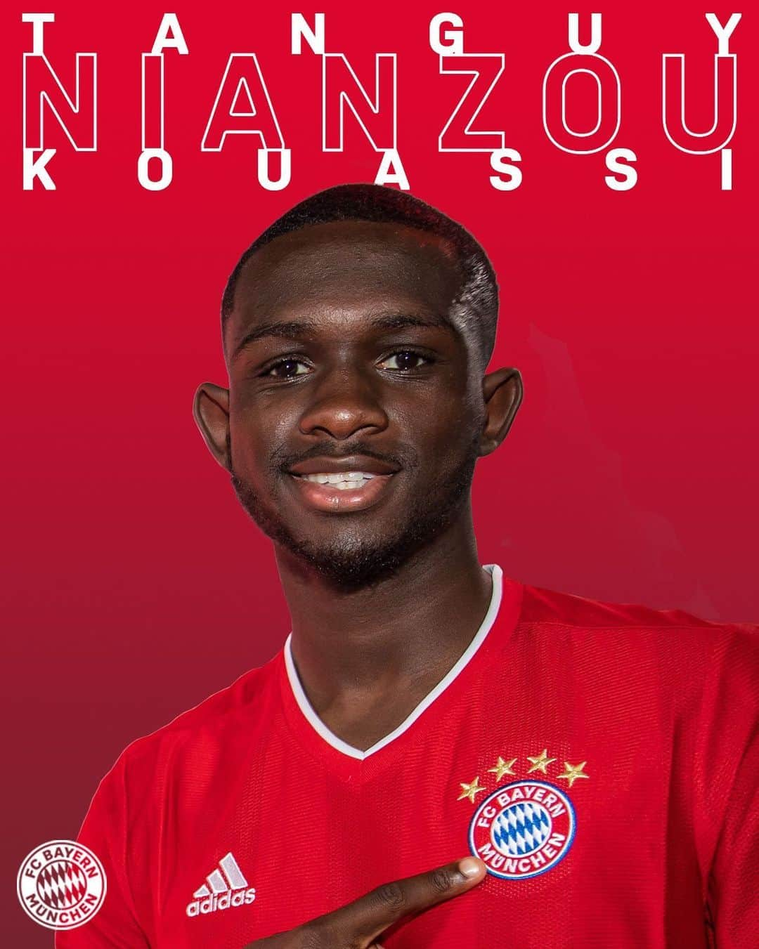 バイエルン・ミュンヘンさんのインスタグラム写真 - (バイエルン・ミュンヘンInstagram)「#FCBayern sign Tanguy Nianzou Kouassi. #ServusTanguy」7月1日 17時00分 - fcbayern