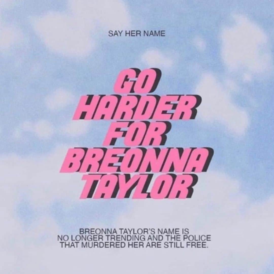 リンジー・モーガンのインスタグラム：「It's been a 100+ days since Breonna Taylor was wrongly murdered, only one officer has been fired from Louisville Police Department, other two have been put on administrative leave.  These are steps in the name of justice for Breonna and her family, but more needs to be done.  Please swipe to find out ways how you can help!  art by @futurafreedesign (thank you for creating) info by @untilfreedom (thank you for creating) inspiration & more information @diaryofangryblackwomen (thank you for sharing)」