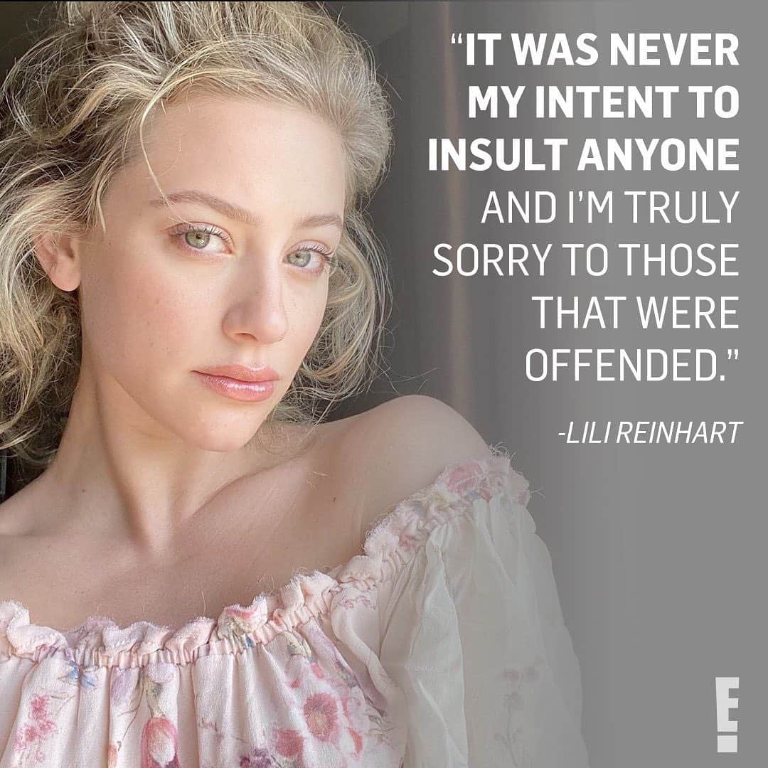 E! Onlineさんのインスタグラム写真 - (E! OnlineInstagram)「Lili Reinhart recently addressed backlash after she shared a topless photo of herself in an effort to call justice for Breonna Taylor. Her full apology is at the link in our bio. (📷: Instagram)」7月1日 10時17分 - enews