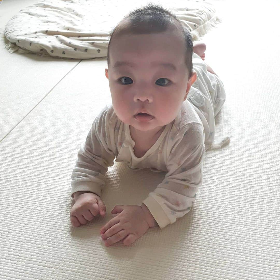セム さんのインスタグラム写真 - (セム Instagram)「엄마 심쿵했어....   #곰돌이귀 #140일 #🐻 #동글이그램💫」7月1日 11時13分 - iamyina