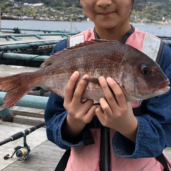 安田さちさんのインスタグラム写真 - (安田さちInstagram)「リアルあつまれどうぶつの森🐟  #海釣り #鯛釣り #娘が一番上手 #熱海旅行  #想い出写真 #コロナ前の出来事」7月1日 12時01分 - sachi.yasuda31