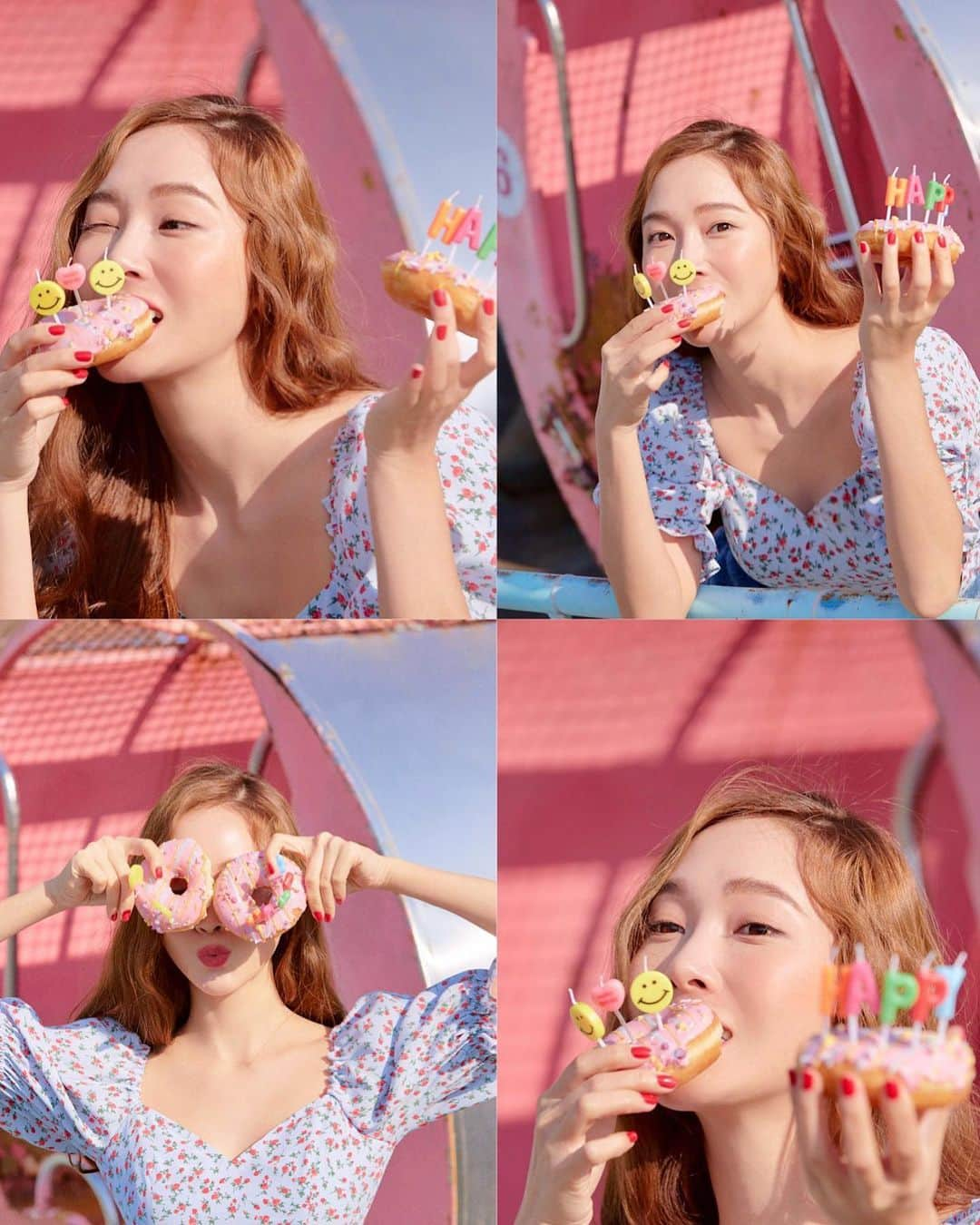 ジェシカ さんのインスタグラム写真 - (ジェシカ Instagram)「Donut worry, Be happy🍩💖」7月1日 13時17分 - jessica.syj