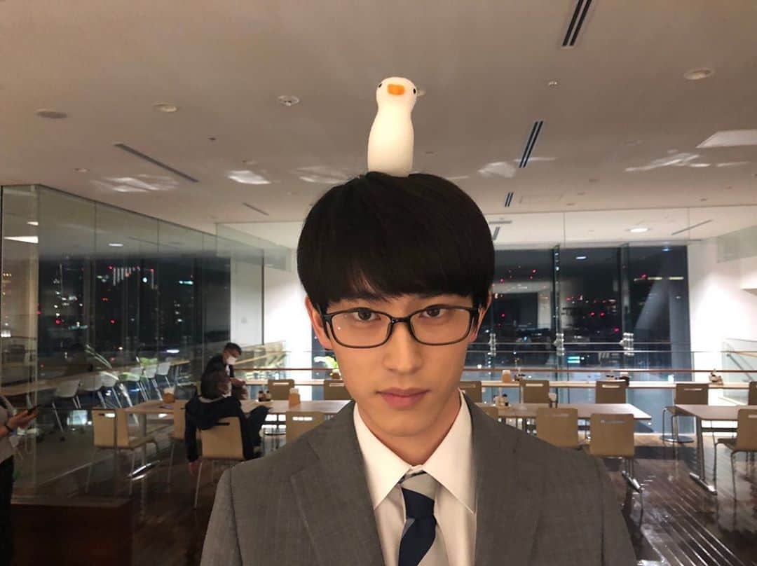【公式】ハケンの品格のインスタグラム：「ちょっとシュールな﻿ 井手裕太郎こと #杉野遥亮 さん🕺﻿ 第3話のPRの最初にも﻿ 少し登場している手品のハト🕊🕊🕊﻿ 撮影前に一生懸命練習しましたが、その成果はいかに😂⁉️﻿ ﻿ 今夜10時から、第3話放送です🙆‍♀️﻿ ﻿ #ハケンの品格﻿ #ハト使い裕太郎﻿ #ユータンch﻿ #手品中の独特なBGMにも注目﻿ #耳に残ります」