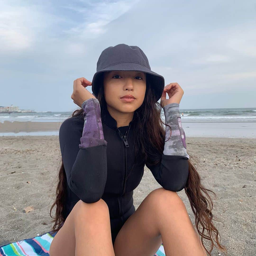 大橋リナのインスタグラム：「Thanks🔥🏄‍♀️ @captain_shohey  @nonon_83」