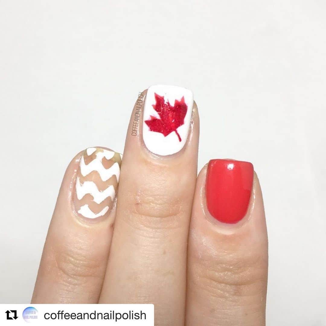 Nail Designsさんのインスタグラム写真 - (Nail DesignsInstagram)「#Repost @coffeeandnailpolish  ・・・ Happy Canada Day! 🇨🇦🍁 I totally blanked on creating a new mani this year, but here are a few Canada Day nail art looks for the last few years. #canadaday #canadian #canadadaynails #canadiannailblogger #canadian #nails #notd #nailsofinstagram #nailart #🇨🇦」7月2日 3時09分 - nailartfeature