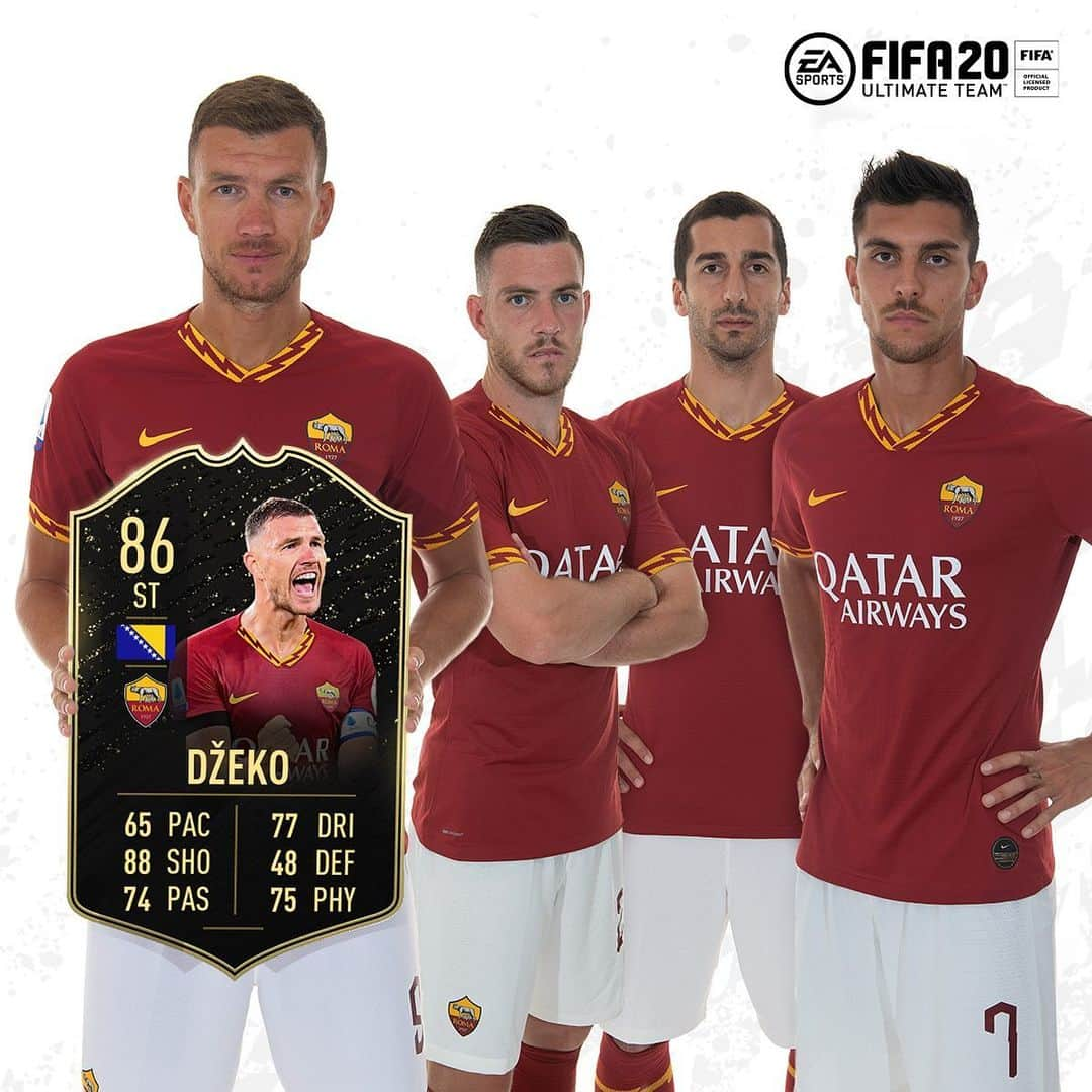 ASローマさんのインスタグラム写真 - (ASローマInstagram)「🎮 Double tap to congratulate @ed_dzeko for making the #FIFA20 #TOTW 👏🐺🇧🇦 ⁣ ⁣ #ASRoma @easportsfifa.it @easportsfifa」7月2日 3時09分 - officialasroma