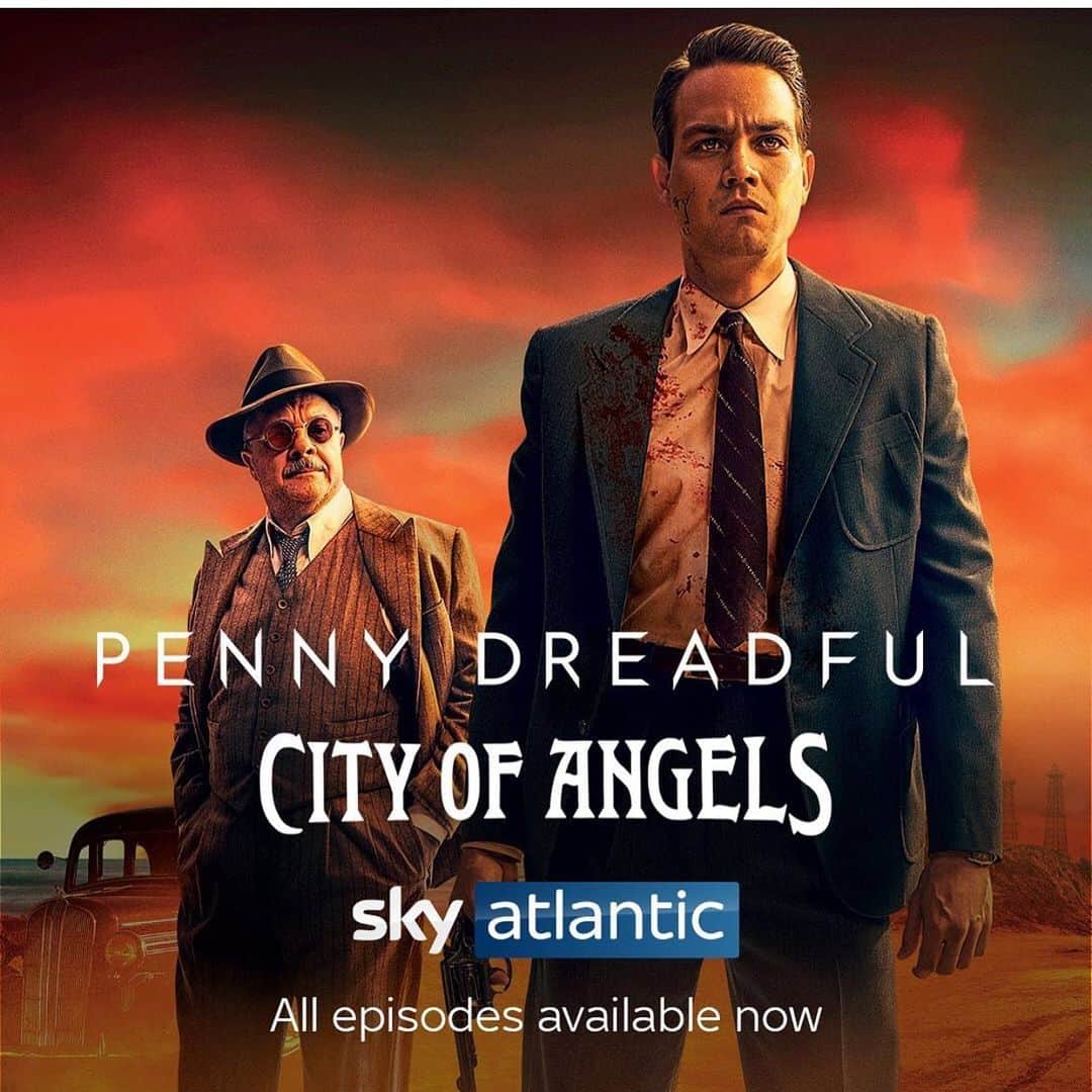 ドミニク・シャーウッドのインスタグラム：「Tune in to watch all ten episodes of @pennydreadful now on @skytv」
