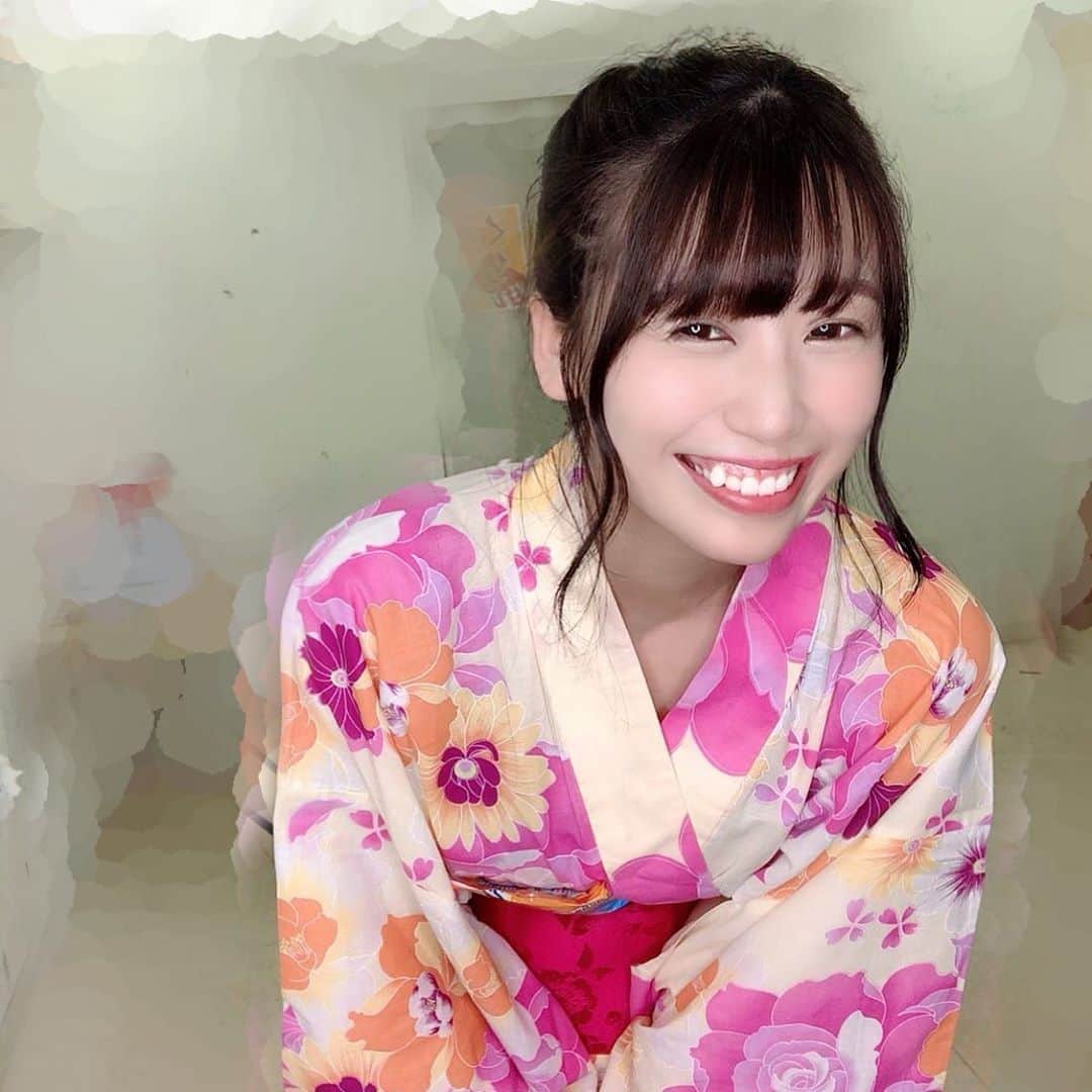楠木まゆのインスタグラム：「約4ヶ月ブリ程になる劇場ライブめちゃ楽しかったです🥺❤ ・ やっぱ仮面女子だねー！ ・ やっぱみんなだねー！ ・ ・ #みんなすき #愛してる #love #ありがとう #これからもよろしくね #😘 #❤️ #浴衣 #浴衣女子」