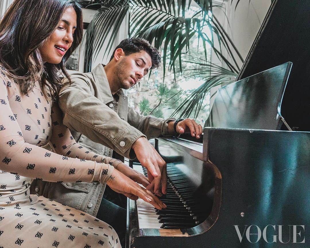 British Vogueさんのインスタグラム写真 - (British VogueInstagram)「From London to LA, for the August 2020 issue, #BritishVogue asked a host of famous families – including #PriyankaChopra and #NickJonas, pictured – to share intimate snapshots of life under lockdown. “Although it has been really, really difficult being apart from my mom and brother, who are both in India, I’m so grateful to have spent time with my husband, family and dogs,” says Chopra of her experience. See the full portfolio in the new issue, on newsstands and available for digital download Friday 3 July.   @PriyankaChopra and @NickJonas photographed in their home is Los Angeles. Compiled by @SarahHarris and @JillDemling.」7月1日 18時34分 - britishvogue