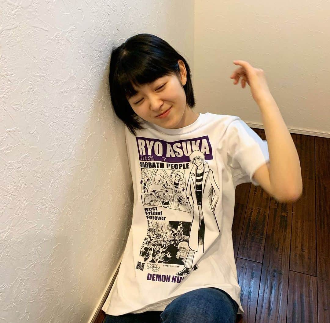 河村花さんのインスタグラム写真 - (河村花Instagram)「😈 #デビルマン #tシャツ  #好きなアニメのtシャツいっぱい欲しいなー #河村花」7月1日 20時12分 - hana_kawamura