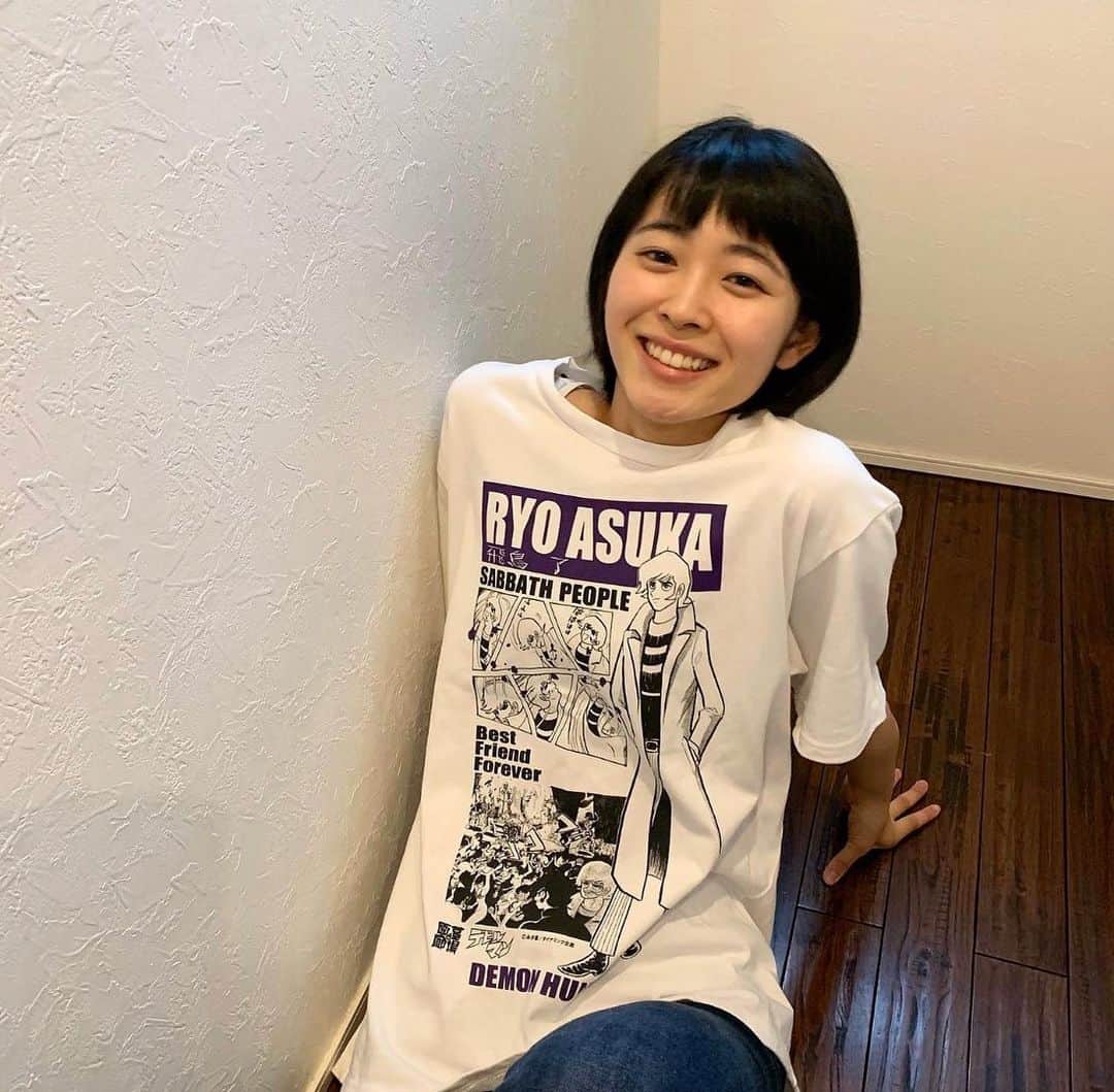 河村花さんのインスタグラム写真 - (河村花Instagram)「😈 #デビルマン #tシャツ  #好きなアニメのtシャツいっぱい欲しいなー #河村花」7月1日 20時12分 - hana_kawamura