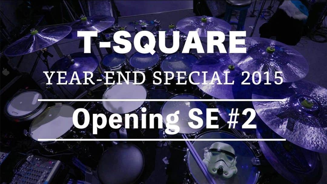 坂東慧のインスタグラム：「『T-SQUARE オープニングSE』♯2は、YEAR-END SPECIAL 2015 神戸CHICKEN GEORGE公演です！ “Paradise”ツアーと同じく、１曲目が「Mystic Island」ですが、年末公演に合わせ、冬をイメージした別バージョンのSEを作りました♪ イントロではメンバー全員でソロ回しをしています！ 是非、♯1バージョンと聴き比べてお楽しみ下さい♪ YouTubeリンクはプロフィールからどうぞ！ ⇒ @bandohsatoshi  #坂東慧 #tsquare」
