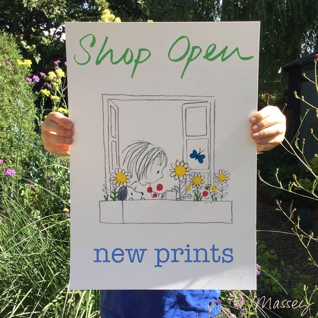 Jane Masseyさんのインスタグラム写真 - (Jane MasseyInstagram)「My shop is now open. Visit via the link in my bio. I have added two new prints. I hope you like them. 💛 #designforkids」7月1日 20時57分 - janemasseyillustration