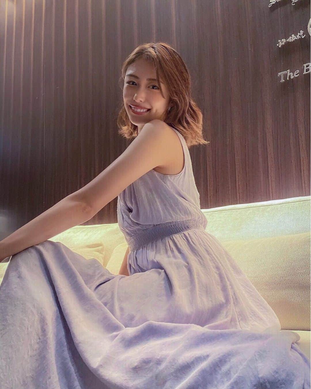 澤井玲未のインスタグラム：「💜 #code#onepiece#summer#summerfashion#purple#💜」