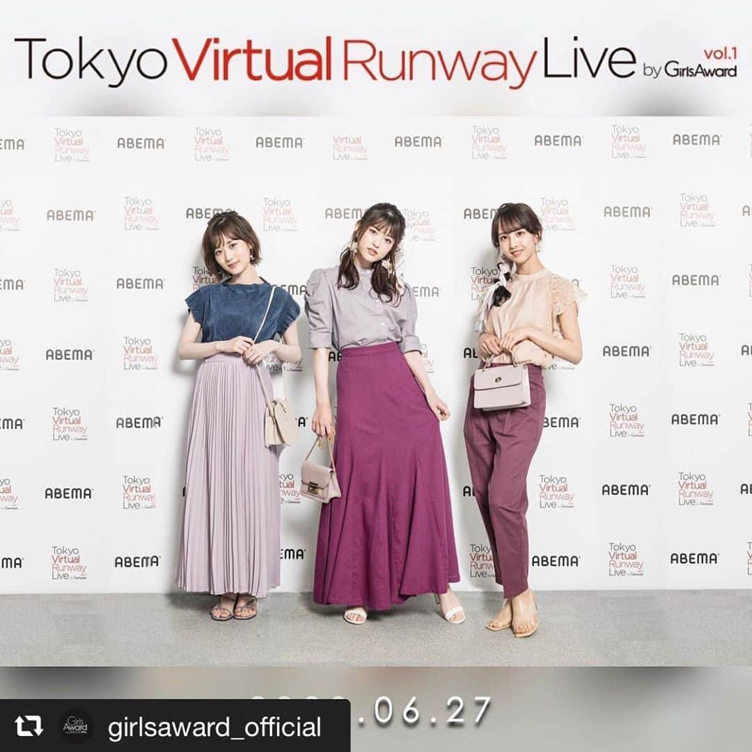 GRLさんのインスタグラム写真 - (GRLInstagram)「#repost @girlsaward_official via @PhotoAroundApp  #史上初のCGファッションショー﻿ ＼ Tokyo Virtual Runway Live by #GirlsAward ／ ﻿ ﻿ ソーシャルディスタンスを守って﻿ 特別に合成した集合写真を公開🎬✨﻿ ﻿ 🌈SPECIAL STAGE🌈﻿ ﻿ #GRL × #乃木坂46 Stage ﻿ @grl_official @nogizaka46_tv  ﻿ #TokyoVirtualRunwayLive﻿ #TokyoVirtualRunwayLivebyGirlsAward﻿ #アベマでCGランウェイ﻿ #アベマ﻿ #ガルアワ﻿ ・・・  #GRL #グレイル#tokyovirtualrunwaylive #ガルアワ #乃木坂46 #山下美月 #づっきー #松村沙友理 #さゆりんご #佐藤楓 #でんちゃん」7月1日 21時10分 - grl_official