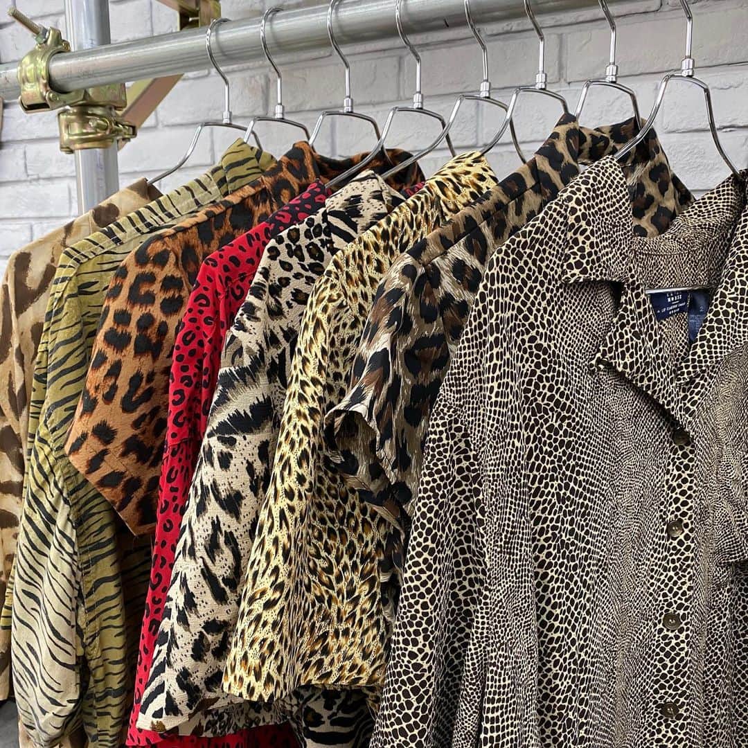 のインスタグラム：「ㅤㅤㅤㅤㅤㅤㅤ animal shirt ㅤㅤㅤㅤㅤㅤㅤ ※通販ご希望の方はDMにてお問い合わせください。 ㅤㅤㅤㅤㅤㅤㅤ #tokyo #shimokitazawa #mabataki #animal #shirt #東京 #下北沢 #古着 #下北沢古着屋 #マバタキ #ブランド古着 #アニマル #シャツ」