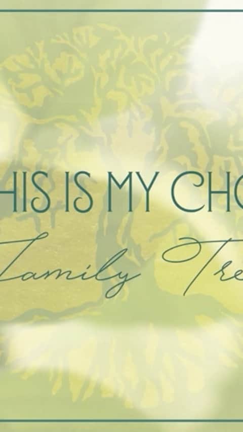 クリー・ハリソンのインスタグラム：「‪I love this Lyric Video for “Chosen Family Tree” made by Heidi Groff !! Y’all check it out ✨💛‬ #chosenfamilytree」