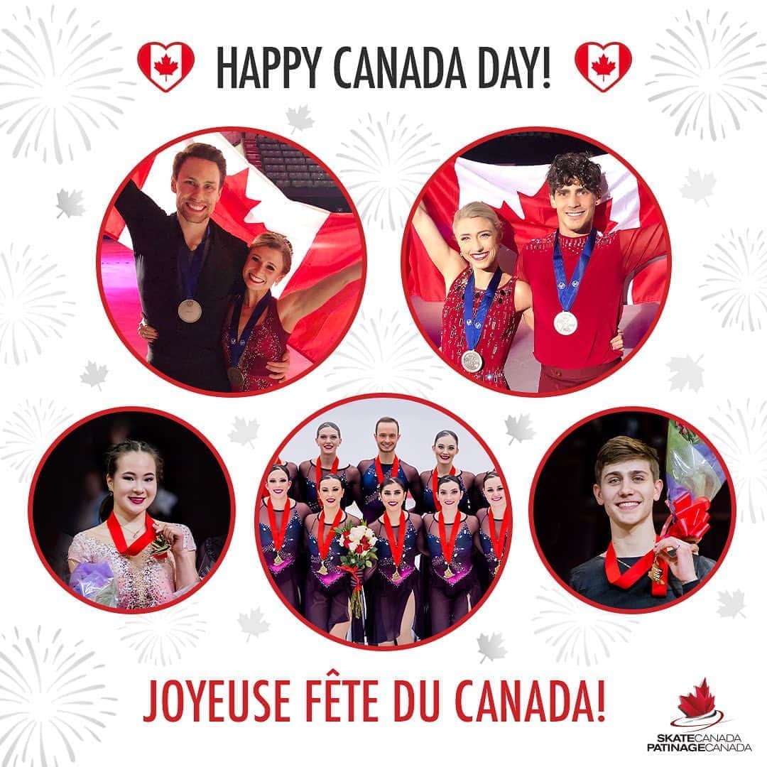 Skate Canadaさんのインスタグラム写真 - (Skate CanadaInstagram)「Happy Canada Day to all the skating fans out there! We hope you have a fun and safe holiday with your loved ones! 🇨🇦🎆 / Bonne fête du Canada à tous les partisans du patinage! Nous vous souhaitons une fête agréable et en toute sécurité avec vos proches! 🇨🇦🎆」7月1日 22時08分 - skate_canada