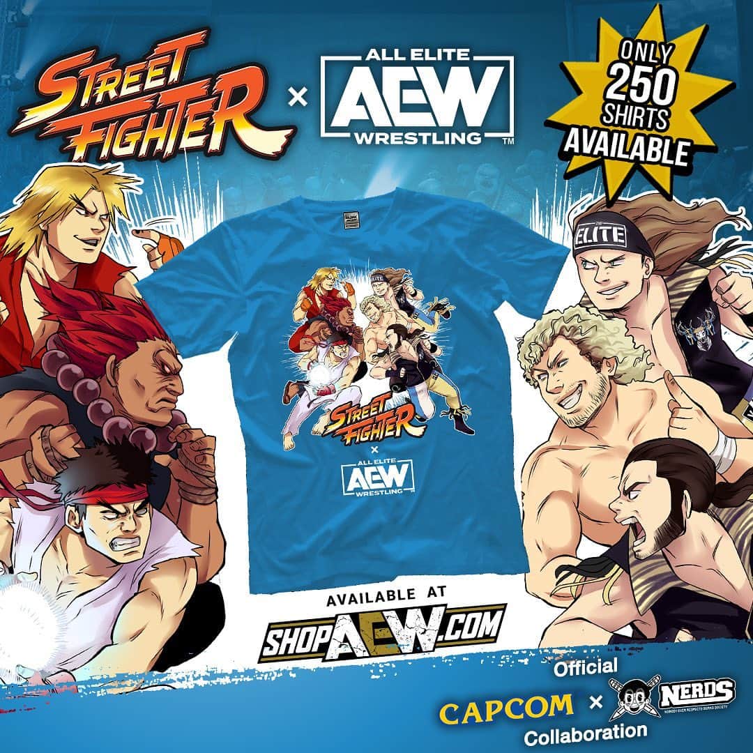 ニック・ジャクソンのインスタグラム：「First collab with @capcomusa on sale now.」