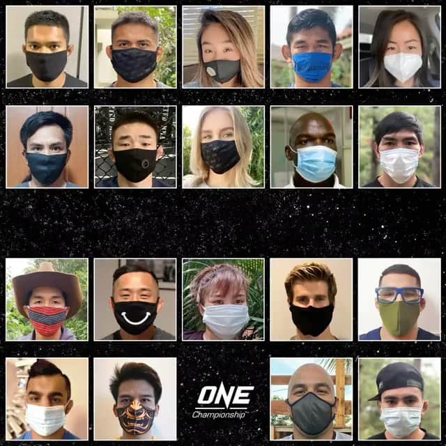 セージ・ノースカットのインスタグラム：「#Repost @onechampionship ・・・ Wear a mask. Save a life 🙏」